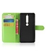 Groen Litchee Bookcase Hoesje Nokia 6.1