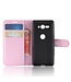 Roze Litchee Bookcase Hoesje Sony Xperia XZ2 Compact