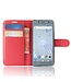 Rood Litchee Bookcase Hoesje Sony Xperia XZ2 Compact