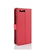 Rood Litchee Bookcase Hoesje Huawei P10 Plus