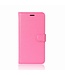 Roze Litchee Bookcase Hoesje Huawei P20