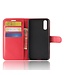 Rood Litchee Bookcase Hoesje Huawei P20