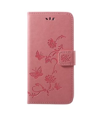 Roze Bookcase Hoesje Huawei P20