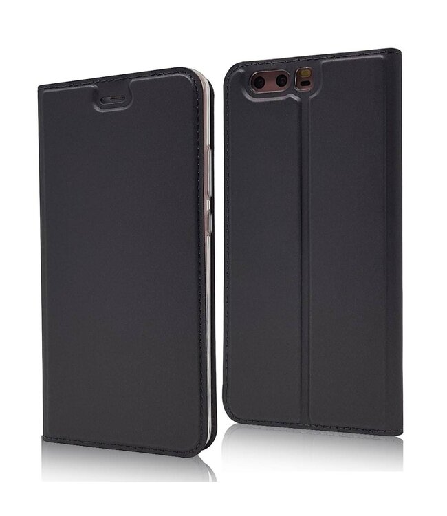 Zwart Bookcase Hoesje Huawei P10