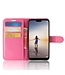 Roze Litchee Bookcase Hoesje Huawei P20 Lite