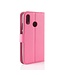Roze Litchee Bookcase Hoesje Huawei P20 Lite