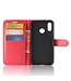 Rood Litchee Bookcase Hoesje Huawei P20 Lite