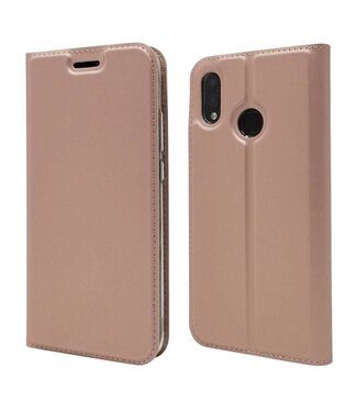 Rose Goud Bookcase Hoesje Huawei P20 Lite