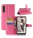 Roze Litchee Bookcase Hoesje Huawei P20 Pro