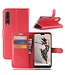 Rood Litchee Bookcase Hoesje Huawei P20 Pro