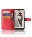 Rood Litchee Bookcase Hoesje Huawei P20 Pro