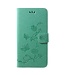 Groen Bloemen Bookcase Hoesje Huawei P20 Pro