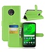 Groen Litchee Bookcase Hoesje Motorola Moto G6 Plus