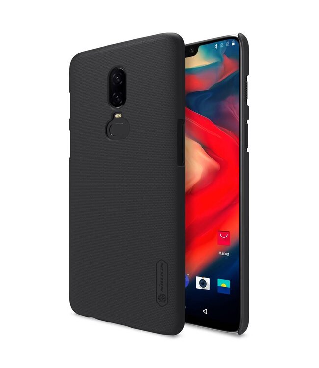 Nillkin Nillkin Zwart Mat Hardcase Hoesje voor de OnePlus 6