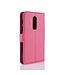 Roze Litchee Bookcase Hoesje voor de OnePlus 6