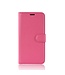 Roze Litchee Bookcase Hoesje voor de Honor 10