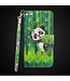 Panda Bookcase Hoesje voor de Huawei Y6 (2018)