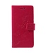 Rood Vlinders Bookcase Hoesje voor de Huawei P Smart
