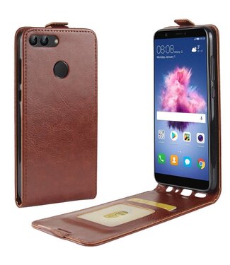 Bruin Flipcase Hoesje Huawei P Smart