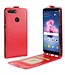 Rood Flipcase Hoesje voor de Huawei P Smart