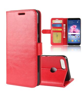 Rood Bookcase Hoesje Huawei P Smart