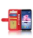 Rood Bookcase Hoesje voor de Huawei P Smart