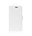 Wit Bookcase Hoesje voor de Huawei P Smart