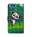 Panda Bookcase Hoesje voor de Huawei P Smart