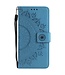 Blauw Mandala Bookcase Hoesje voor de Huawei P Smart