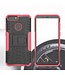 Roze / Zwart Hybrid Hoesje voor de Huawei P Smart