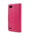 Roze Vlinders Bookcase Hoesje voor de LG Q6