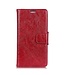 Rood Split Leren Bookcase Hoesje voor de Samsung Galaxy Xcover 4 / 4S