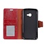 Rood Split Leren Bookcase Hoesje voor de Samsung Galaxy Xcover 4 / 4S