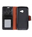 Zwart Split Leren Bookcase Hoesje voor de Samsung Galaxy Xcover 4 / 4S