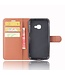 Bruin Litchee Bookcase Hoesje voor de Samsung Galaxy Xcover 4 / 4S