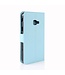 Blauw Litchee Bookcase Hoesje voor de Samsung Galaxy Xcover 4 / 4S