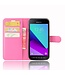 Roze Litchee Bookcase Hoesje voor de Samsung Galaxy Xcover 4 / 4S