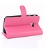 Roze Litchee Bookcase Hoesje voor de Samsung Galaxy Xcover 4 / 4S