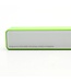 Groene compacte powerbank 2600 mAh incl. sleutelhanger