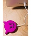 Emoji Powerbank 3600 mAh - Lachende Drol - Lichtroze