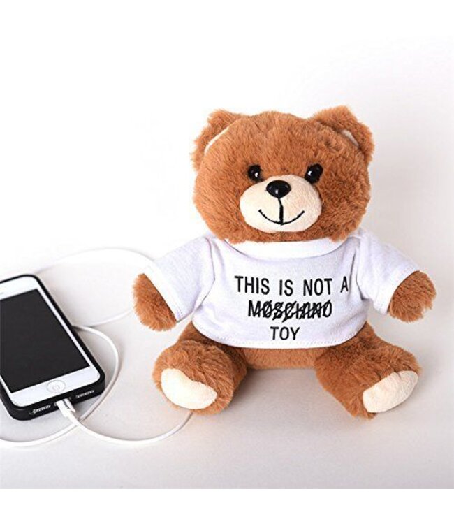 Teddybeer met wit shirt Powerbank 8800 mAh