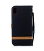 Zwart Jeans Bookcase Hoesje voor de iPhone Xr