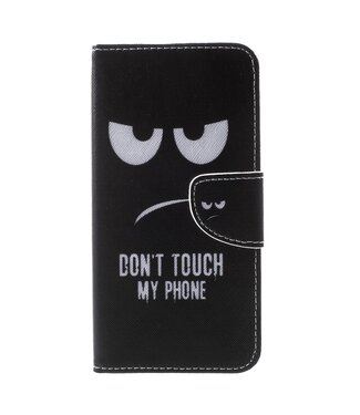 Do not Touch My Phone Bookcase Hoesje iPhone Xr