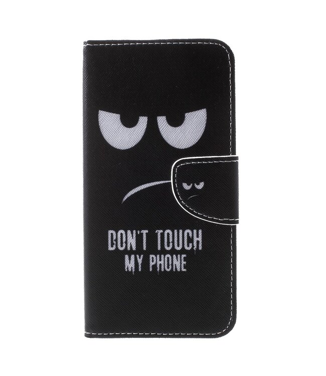 Do not Touch My Phone Bookcase Hoesje voor de iPhone Xr