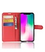 Rood Litchee Bookcase Hoesje voor de iPhone Xr