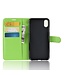 Groen Litchee Bookcase Hoesje voor de iPhone Xr