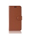 Bruin Litchee Bookcase Hoesje voor de iPhone Xr