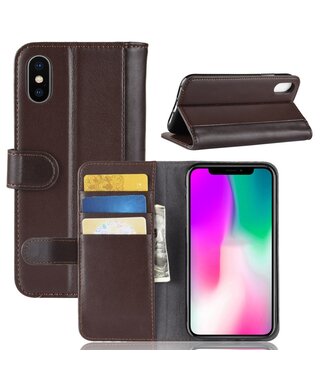 Koffiebruin Bookcase Hoesje iPhone Xr