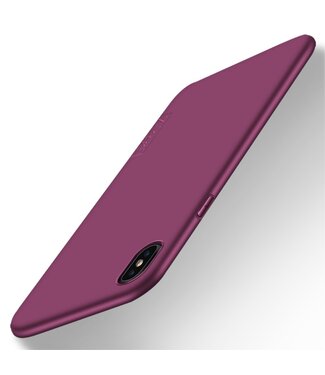 X-Level Wijnrood Hardcase Hoesje iPhone Xr