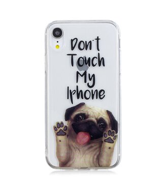 Do Not Touch My iPhone TPU Hoesje iPhone Xr